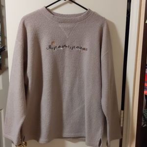 Thrifted crew neck sweater